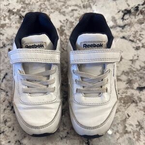 Reebok White and Black Sneakers Classic Style